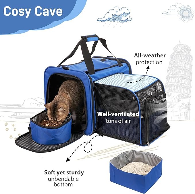 Cat Carrier with a Litter Box